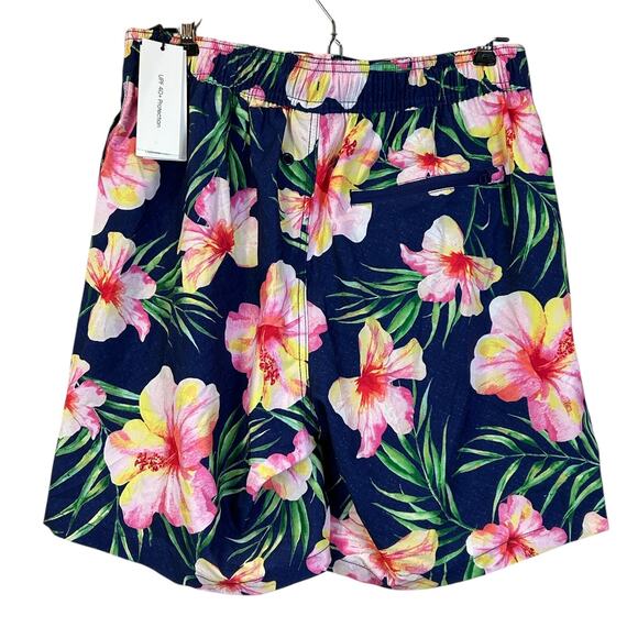 Calvin Klein Stretch E Board Shorts Swim Trunks Floral CB2KS019 Men’s Small NWT - Picture 3 of 11